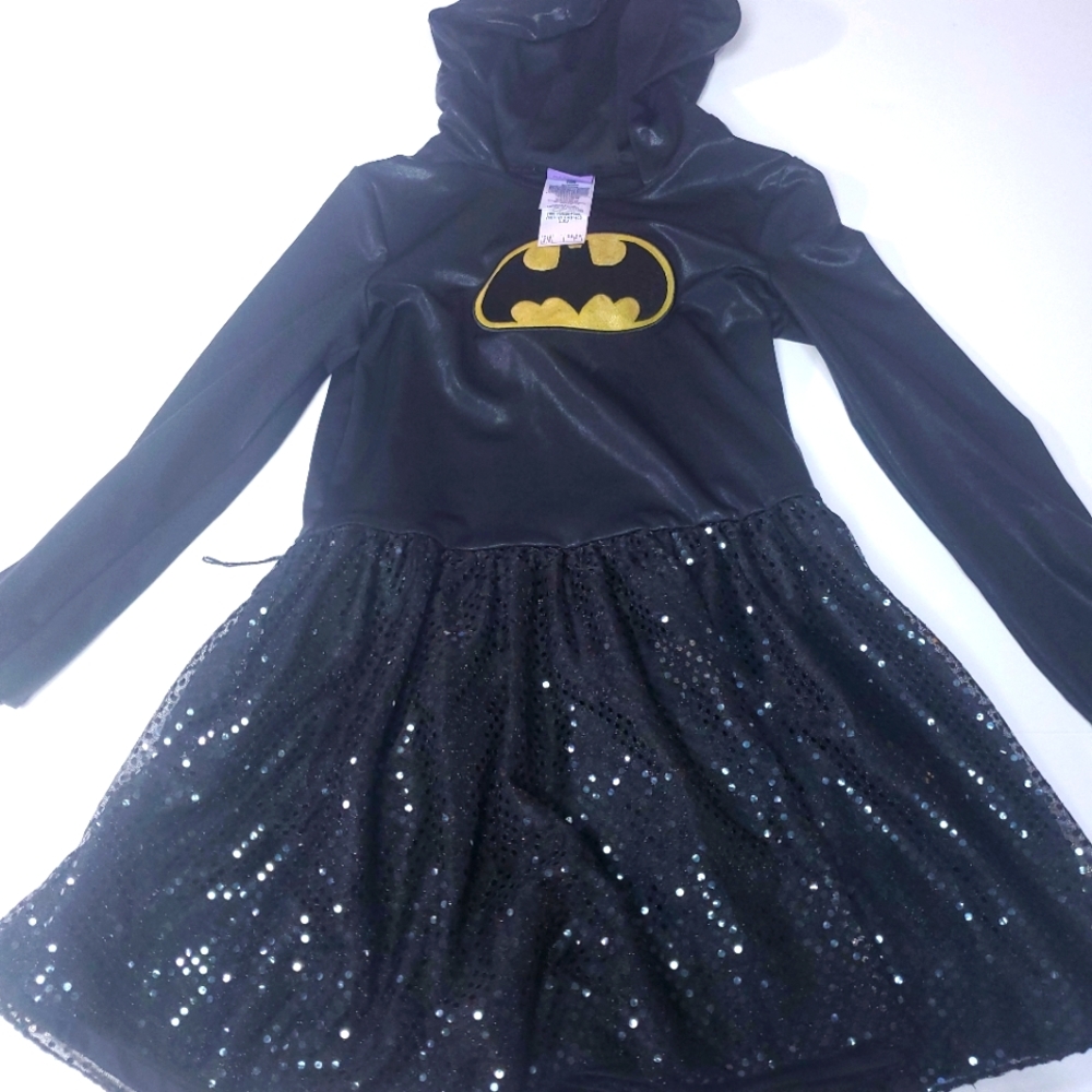 Jerry Leigh Hooded BatGirl Costume Dress Halloween